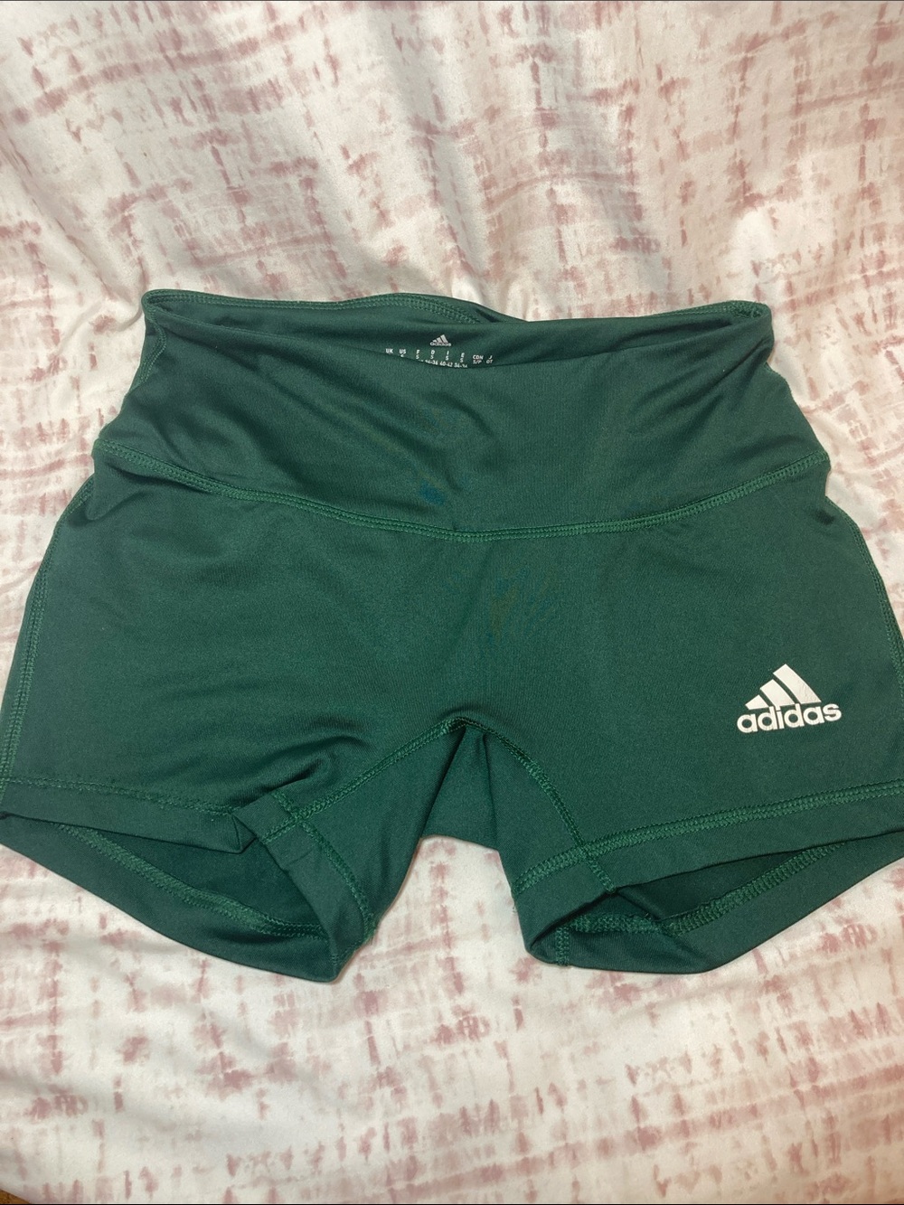 Women's Green adidas Clima-lite Compression Shorts Size S